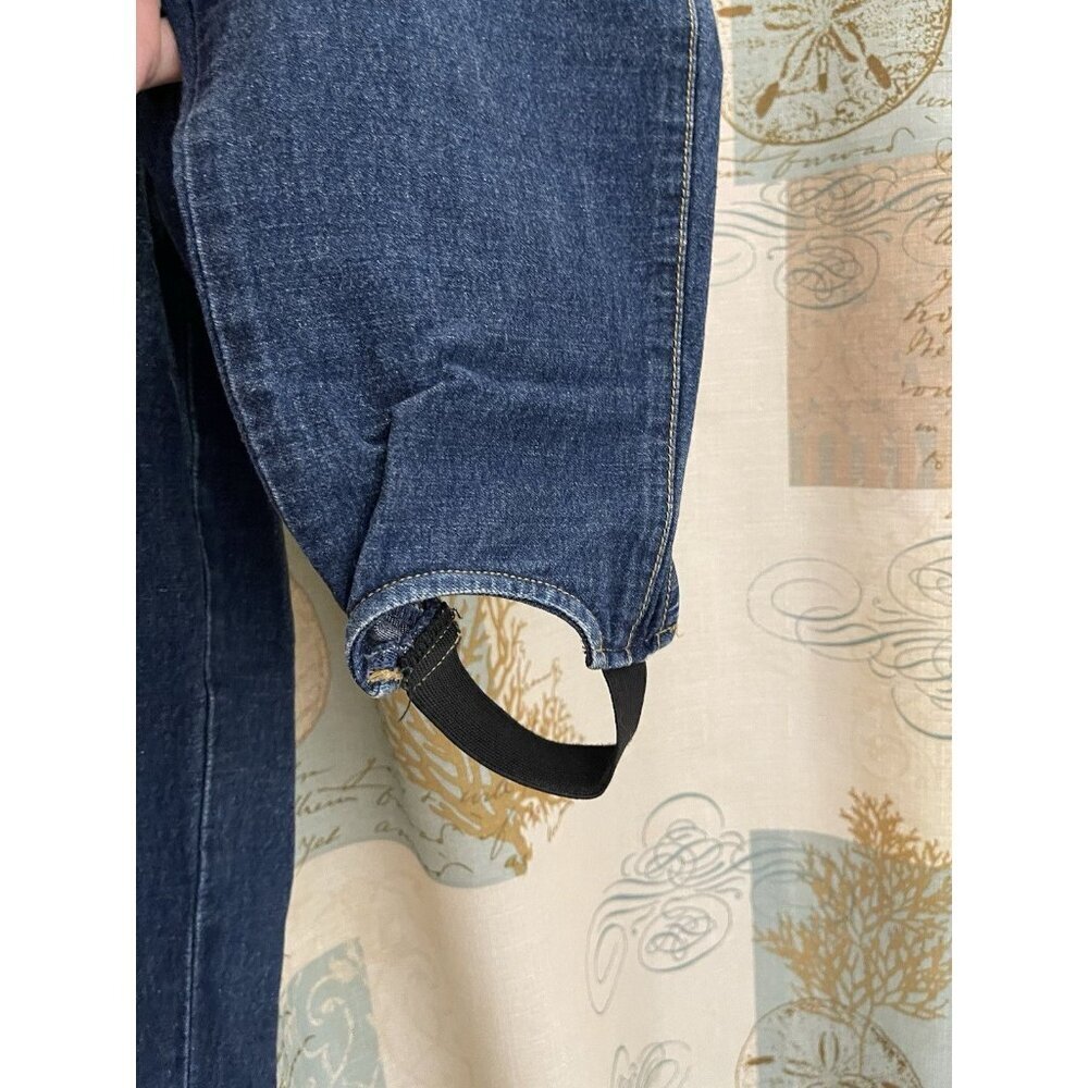 Vtg Liz Claiborne Liz Wear Stirrup‎ Jeans Denim Jodhpurs 10 USA Union Made 80's - Picture 4 of 13